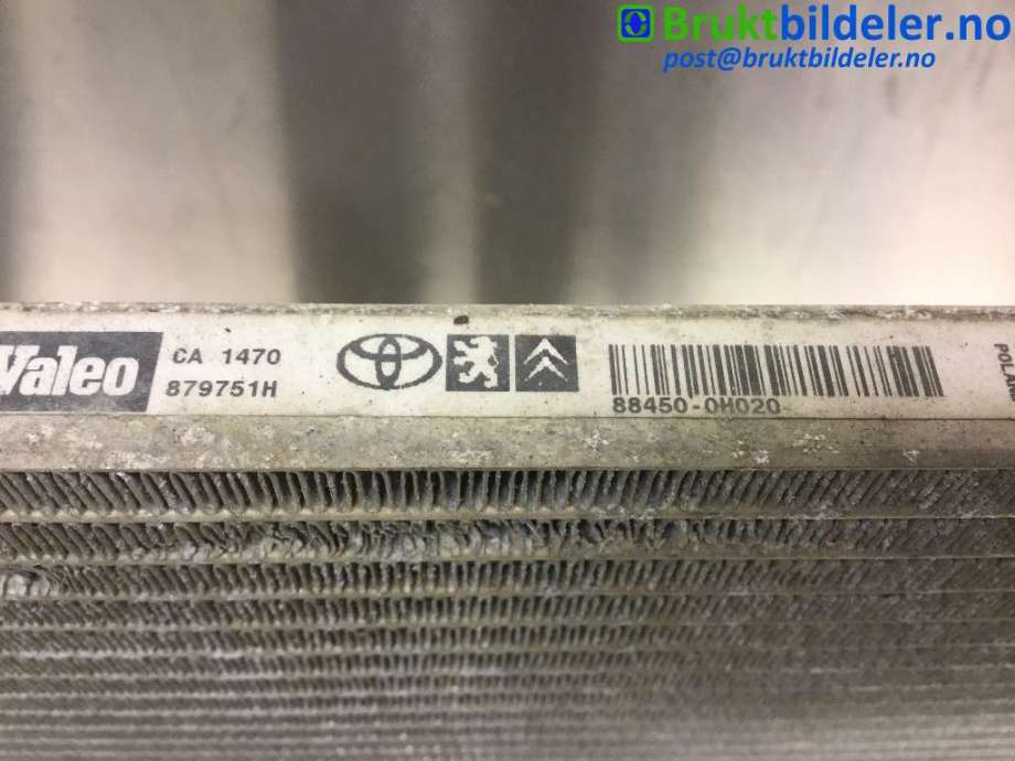Aircondition radiator til Peugeot 107 2006-2014 (PEUGEOT|88450-0H020|879751H|)