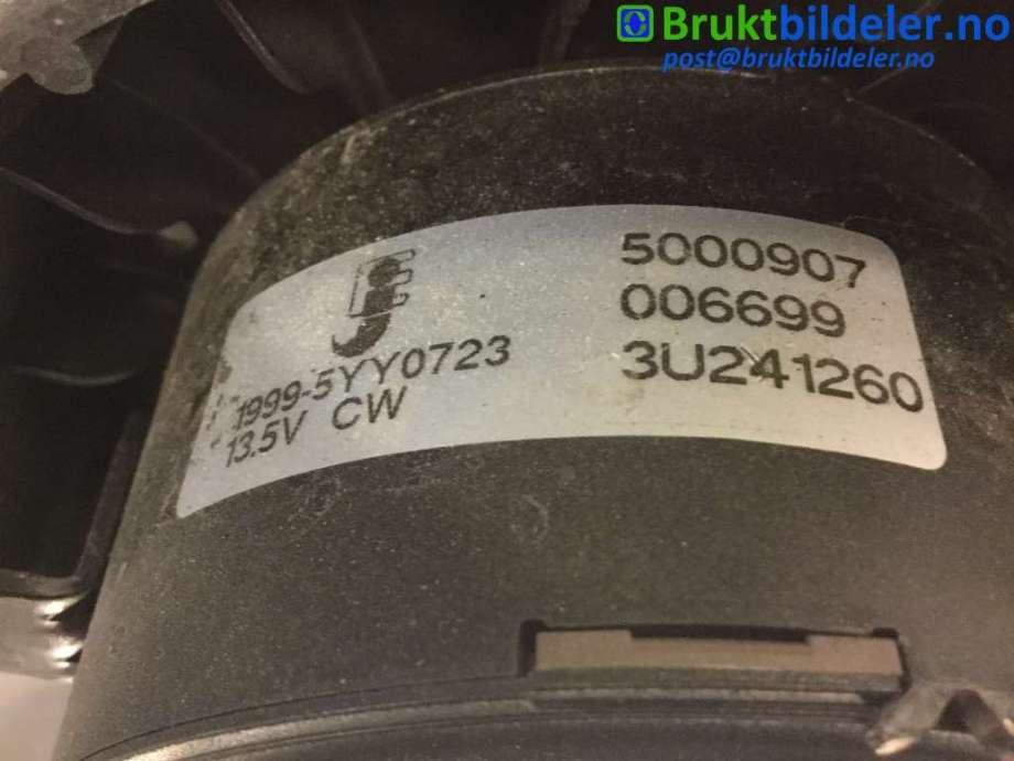 Kjølevifte til Peugeot 5008 2017-->> (Type II) (PEUGEOT||19995YY0723|5000907)