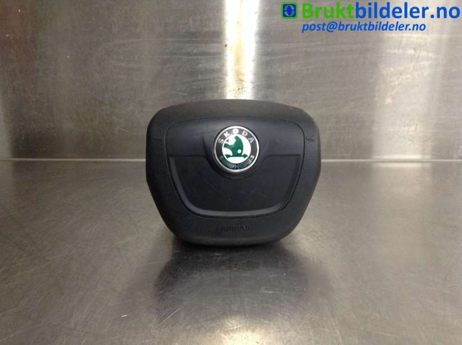 Airbag rattpute til Škoda Fabia, 2010-2014 (Type II, Fase 2) (SKODA|5J0 880 201 H)
