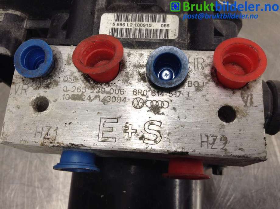 ABS sentral til Škoda Fabia 2010-2014 (Type II, Fase 2)  (SKODA|6R0 907 379 AF|0 265 239 006|6R0 907 379 AA)