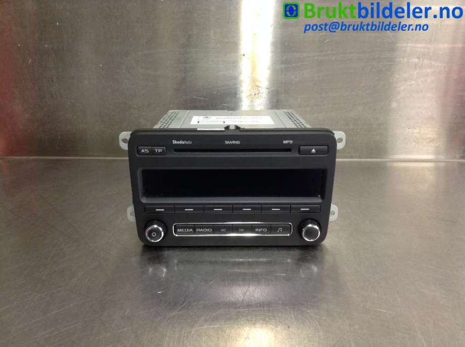 Bilstereo til Škoda Fabia, 2010-2014 (Type II, Fase 2) (SKODA|5J0 035 161 C)
