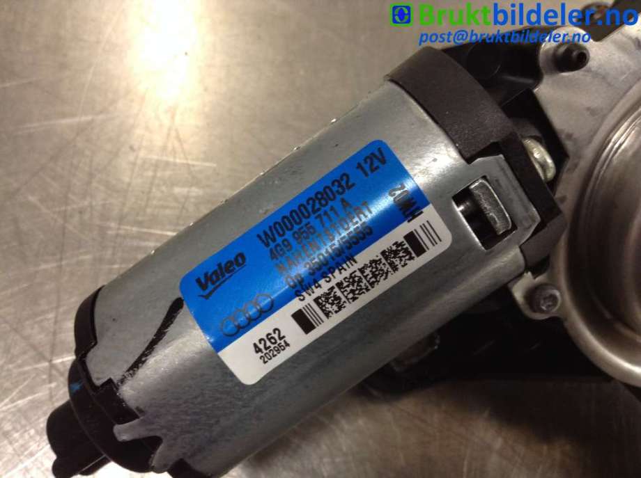 Viskermotor bakrute til Audi A6 2011-2014 (Type IV, Fase 1) (C7) (C7) (AUDI|4G9 955 711 A|W000028032|)