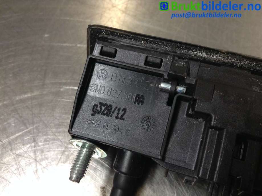 Bakluke/bakdør håndtak til Audi A6 2011-2014 (Type IV, Fase 1) (C7) (C7) (AUDI|5N0 827 566 AA|)
