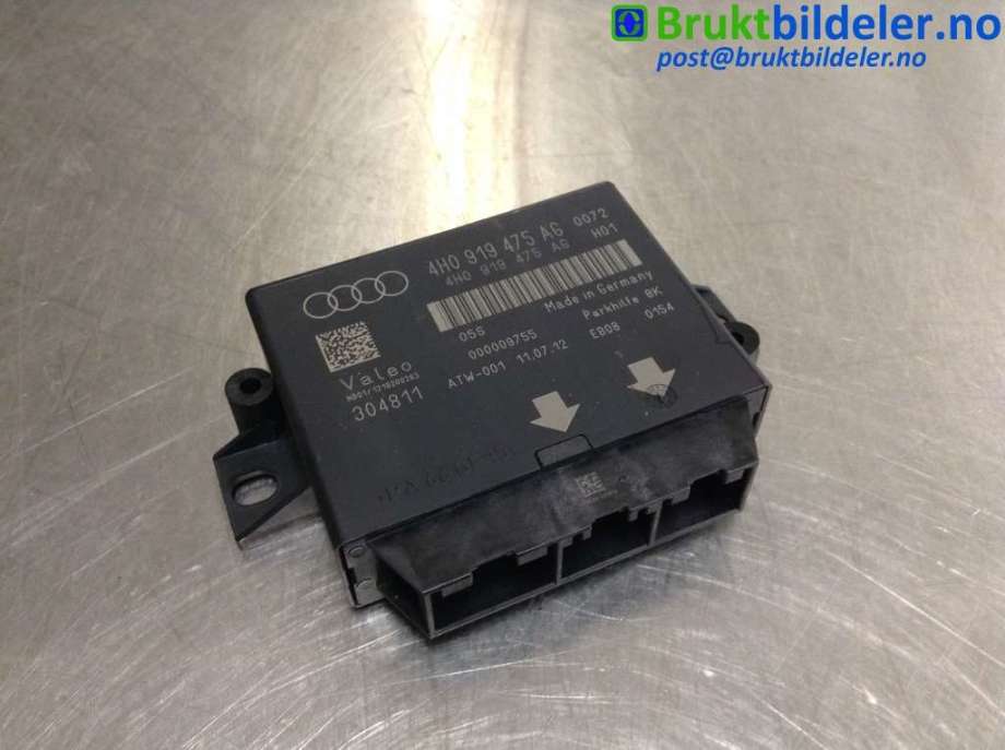 Styreenhet parkering til Audi A6, 2011-2014 (Type IV, Fase 1) (C7) (C7) (AUDI|4H0 919 475 AG)