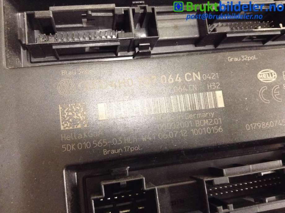 Styreenhet comfort (BCM) til Audi A6 2011-2014 (Type IV, Fase 1) (C7) (C7) (AUDI|4H0 907 064 CN|5DK 010 565-03|)