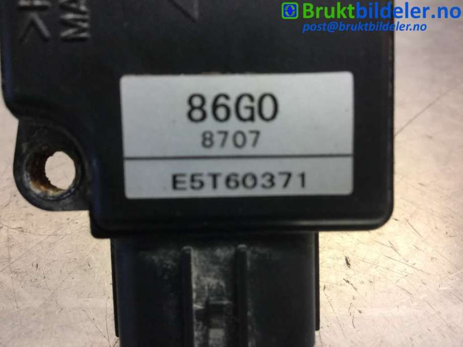 Luftmengde/luftmassemåler til Opel Agila 2008-2013  (OPEL|86G08707|E5T60371|)