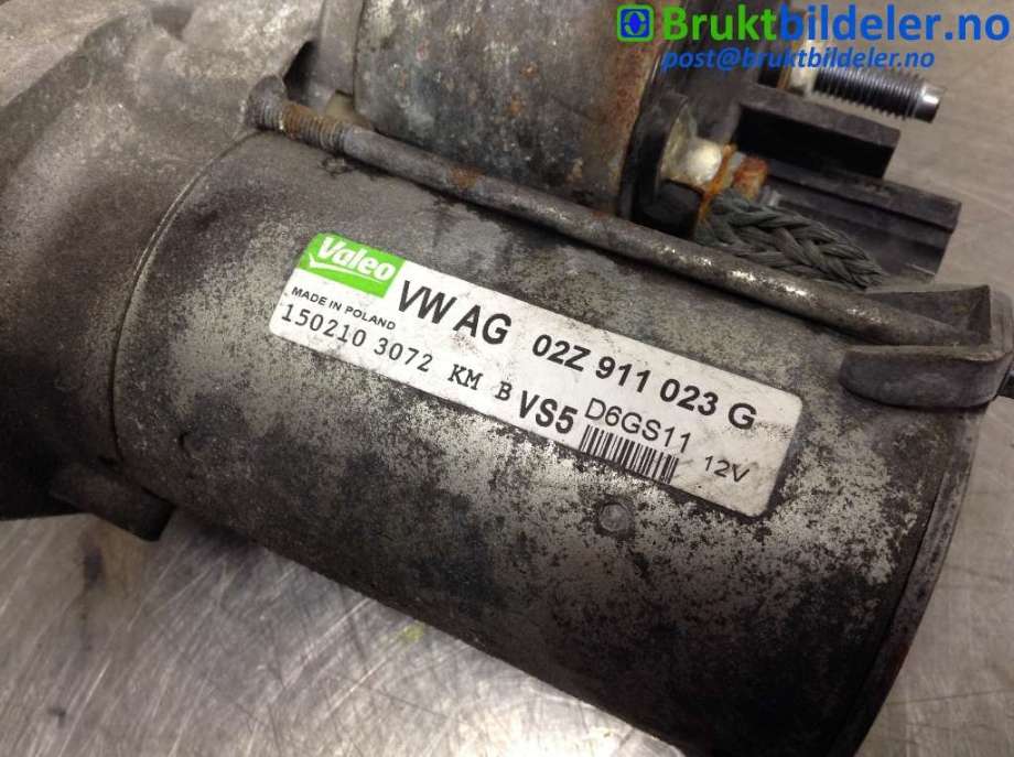 Starter til VW Golf VI 2008-2012 (VOLKSWAGEN|02Z 911 023 G|150210 3072|)