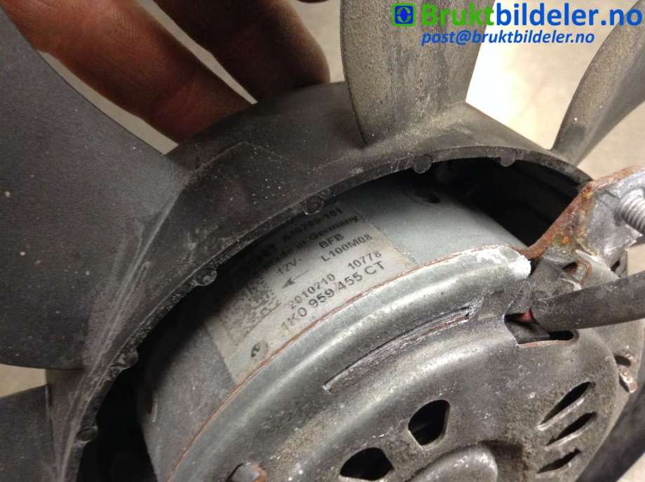 Kjølevifte til VW Golf VI 2008-2012 (VOLKSWAGEN|1K0 959 455 CT|A46268-101|)