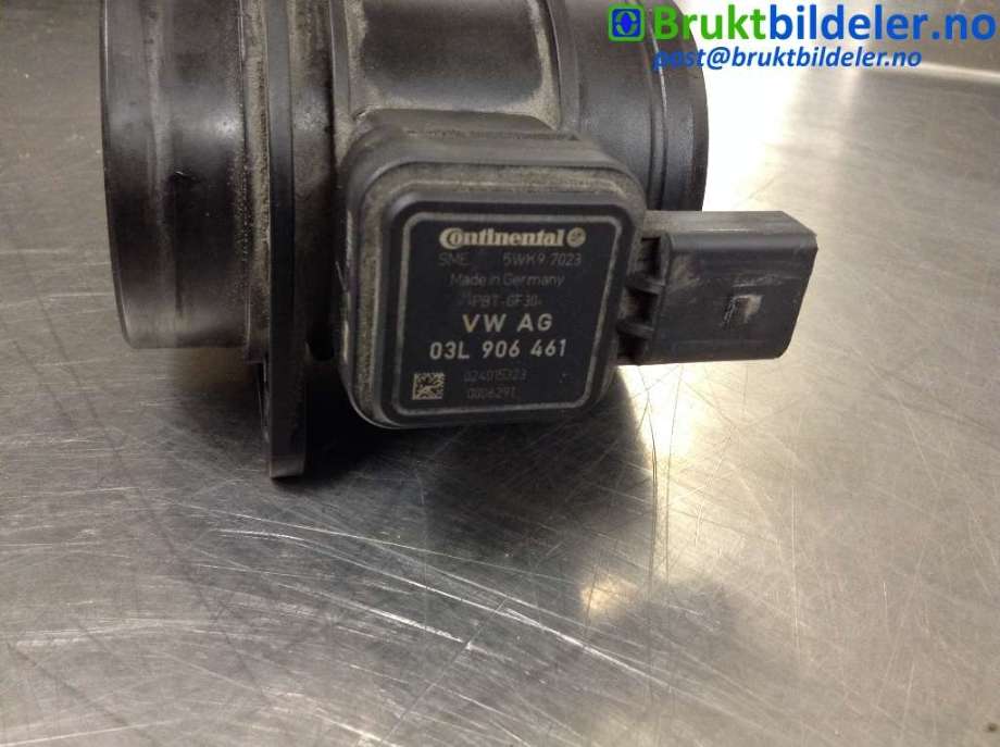 Luftmengde/luftmassemåler til VW Touran 2010-2015 (Type I, Fase 3)  (VOLKSWAGEN|03L 906 461|5WK97023|)