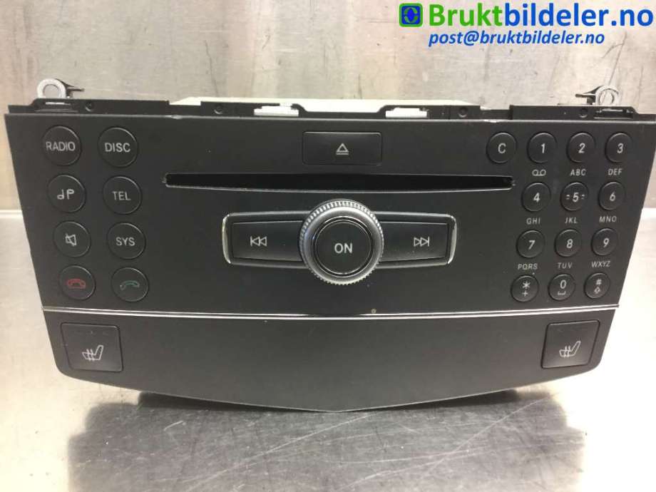 Bilstereo til Mercedes C-Klasse 2007-2011 (Fase 1) (W204) (W204) (MERCEDES|A 204 870 44 90|)