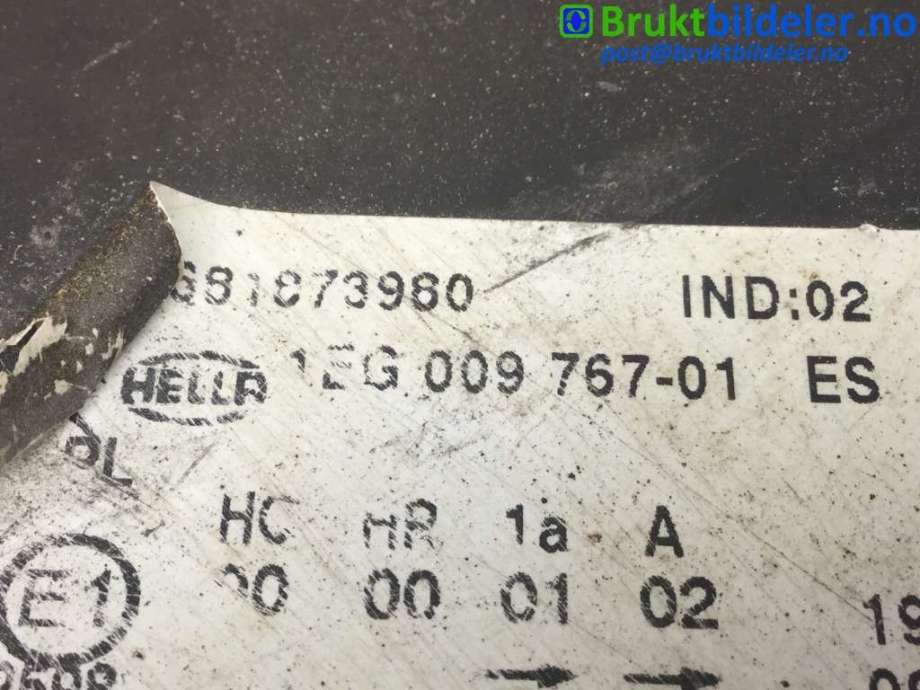 Frontlykt venstre halogen til Citroën C3, Picasso 2009-2017  (CITROEN|9681873980|6208 N5|)