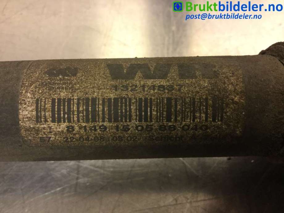 Drivaksel høyre foran til Opel Zafira B 2005-2011 (OPEL|13214837|)