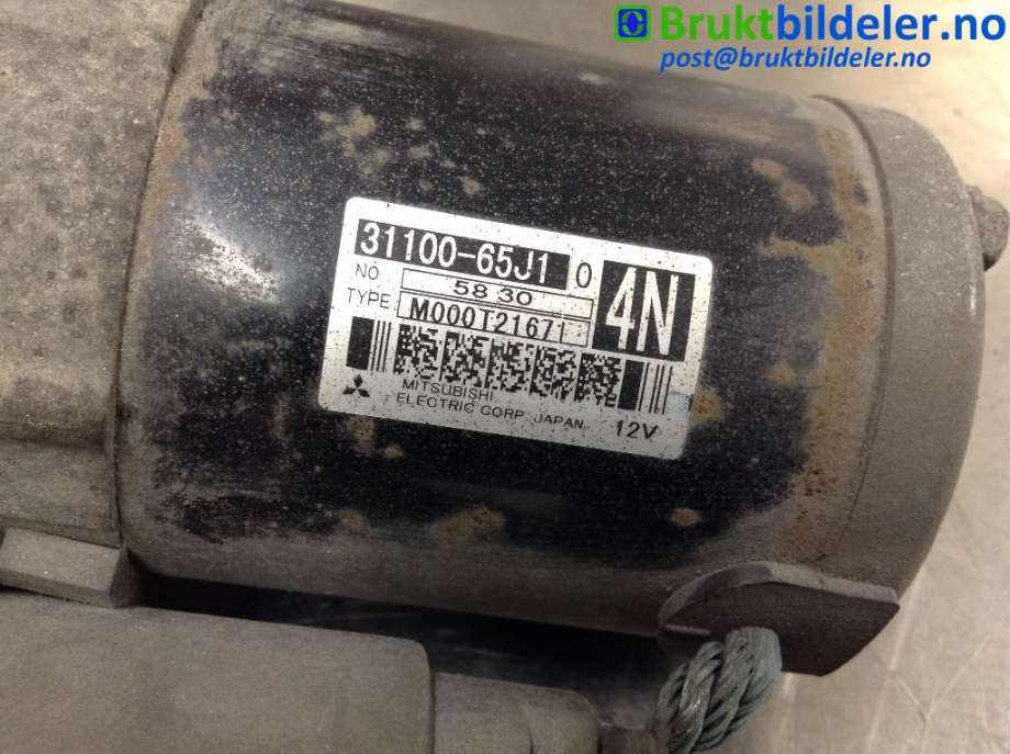 Starter til Suzuki Grand Vitara 2005-2015 (Type III)  (SUZUKI|31100-65J1-0|M000T21671|)