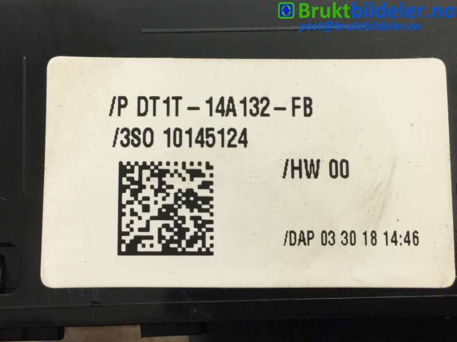 Bryter ruteheis til Ford Transit Connect 2018-->> Type II, Fase 2 (FORD|DT1T14A132FB|10145124|)