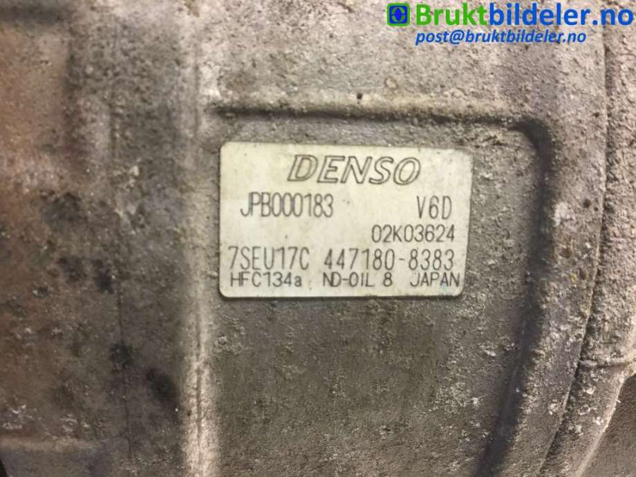 Aircondition kompressor til Land Rover Discovery 2005-2009 (Type III) (LAND-ROVER|JPB000183|447180-8383|)