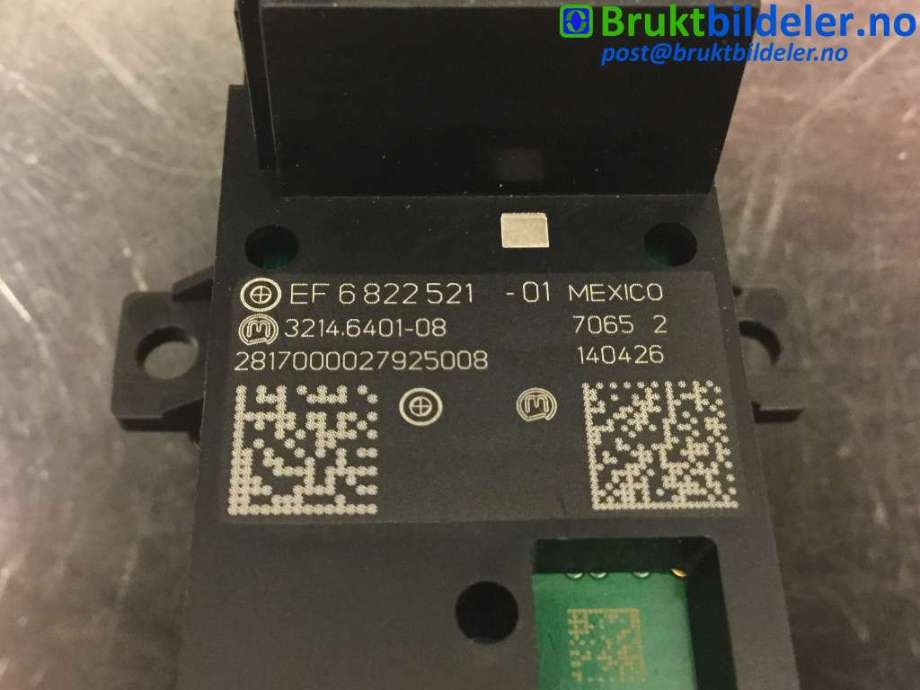Bryter elektrisk håndbrekk/parkbrems til BMW i3 2013-2022 (BMW|EF 6 822 521|3214.6401-08|)
