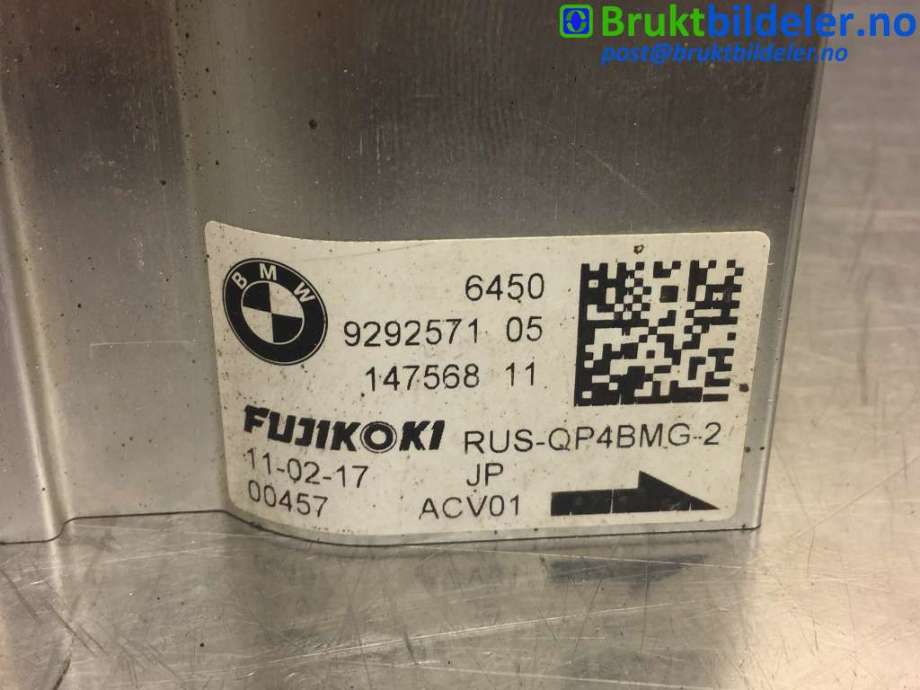 Varmeapparat diverse til BMW i3 2013-2022 (BMW|6450 9 292 571|)