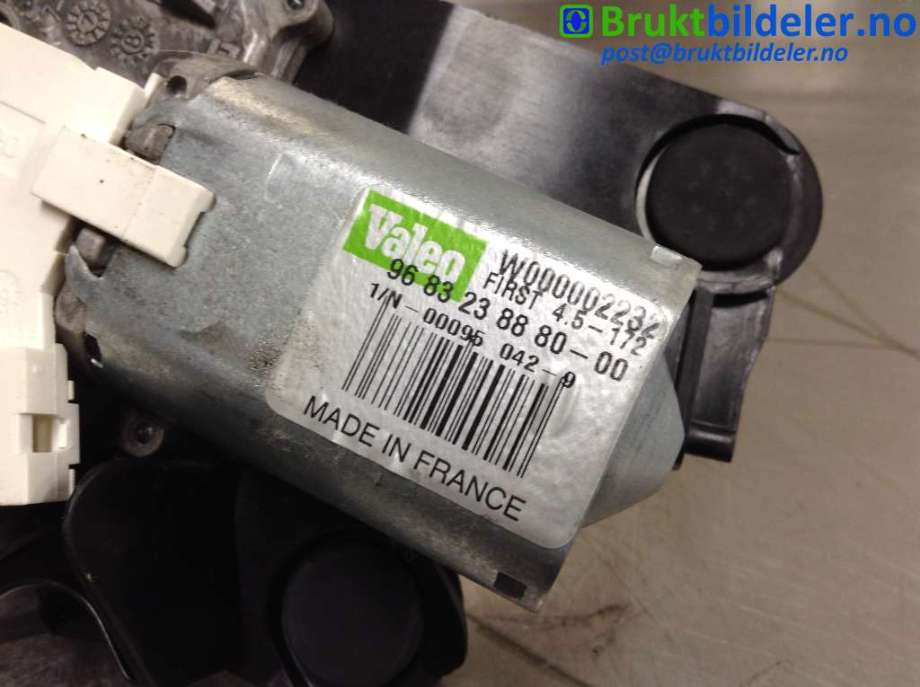 Viskermotor bakrute til Citroën C3, Picasso 2009-2017 (CITROEN|9683238880-00|W000002232|)