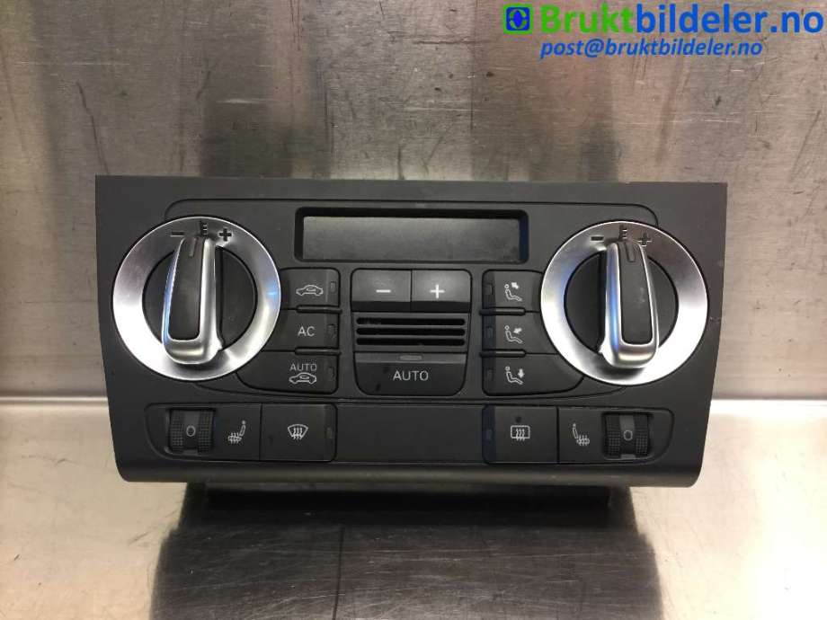 Varmeapparat betjening til Audi A3, 2009-2012 (Type II, Fase 2) (AUDI|8P0 820 043 BN)