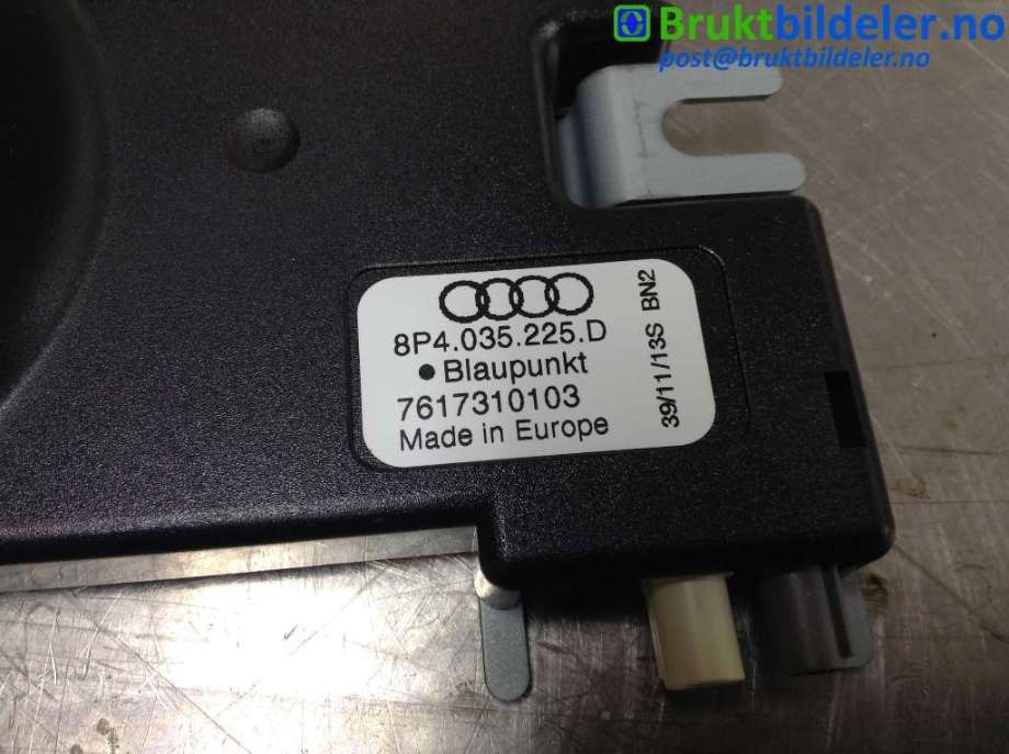Antenne forsterker til Audi A3 2009-2012 (Type II, Fase 2) (AUDI|8P4 035 225 D|7 617 310 103|)