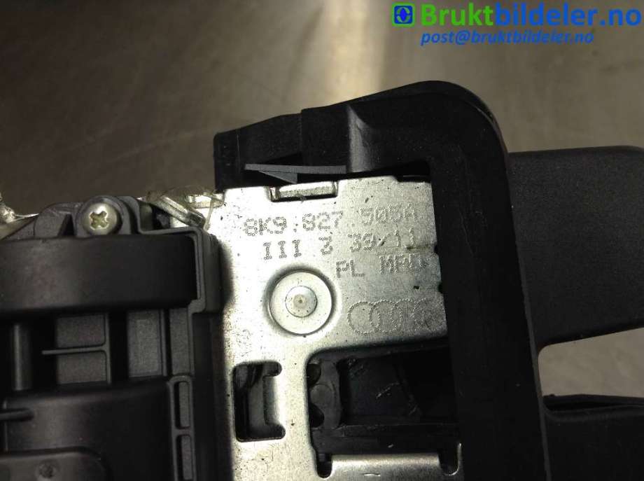 Baklukelås til Audi A3 2009-2012 (Type II, Fase 2) (AUDI|8P4 827 505 A|)