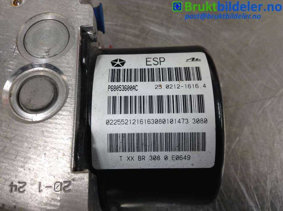 ABS sentral til Chrysler Voyager 2008-2011 (Type V) (CHRYSLER|68053600AC|25.0212-1616.4|28.5263-4903.3)