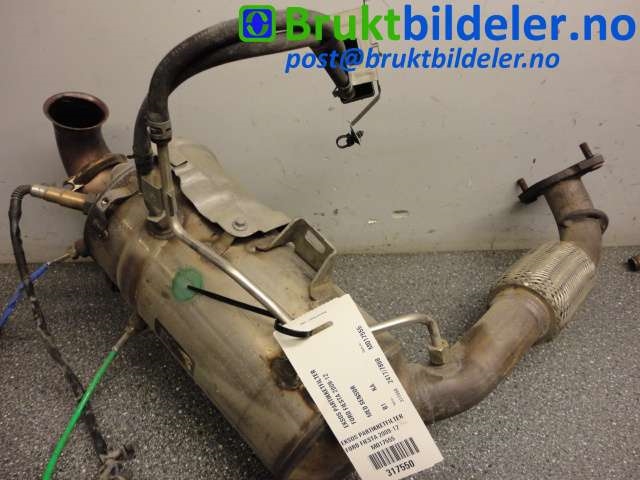 Partikkelfilter til Ford Fiesta, 2008-2012 (Type VI, Fase 1)  (FORD|)