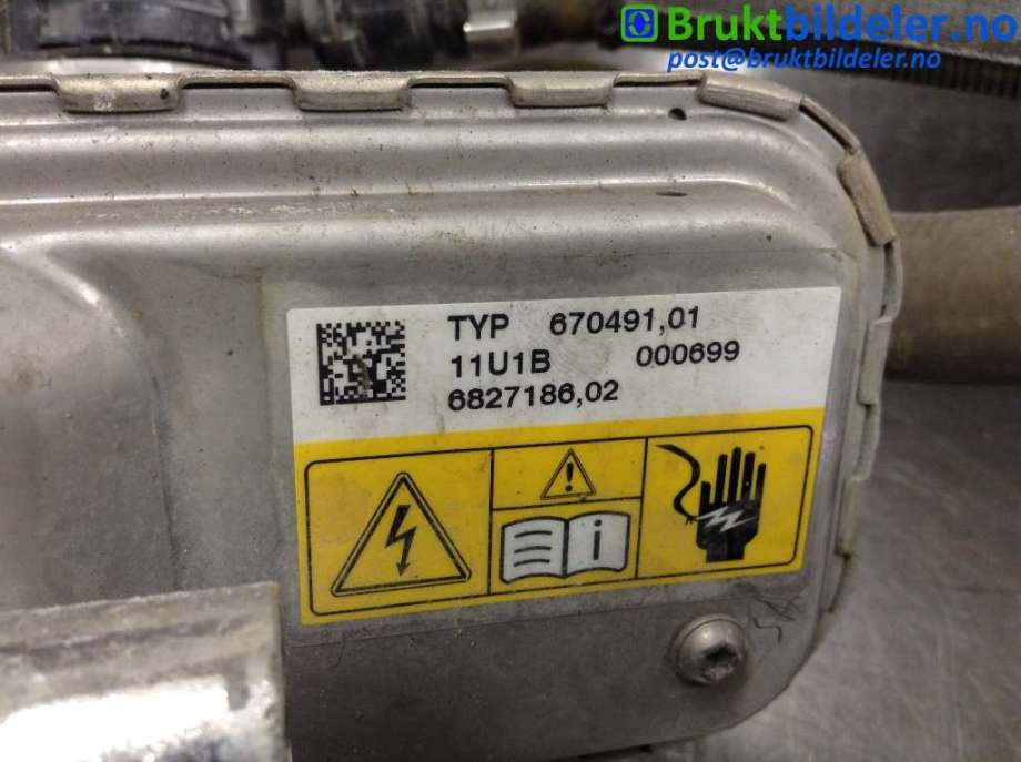 Diverse deler til BMW i3 2013-2022  (BMW|6827186 02|670491-01|)