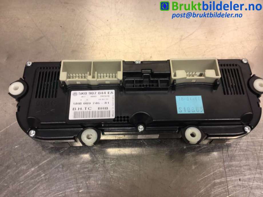 Varmeapparat betjening til VW Golf VI 2008-2012  (VOLKSWAGEN|5K0 907 044 EA|5HB 009 746-81|)