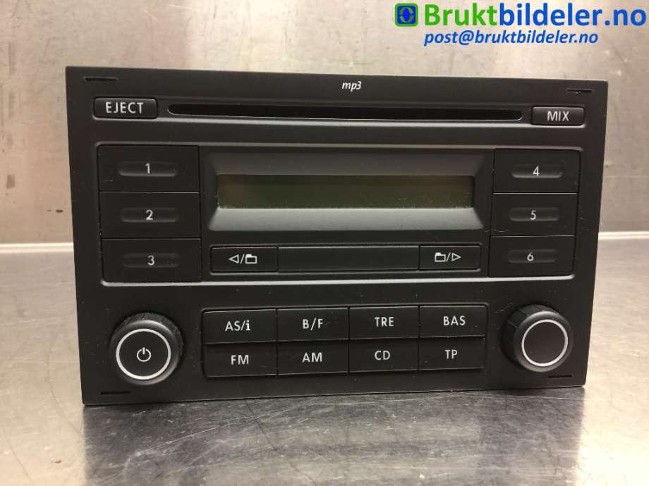 Bilstereo til VW Polo, 2005-2009 (Type IV, Fase 2)  (VOLKSWAGEN|6Q0035152E)