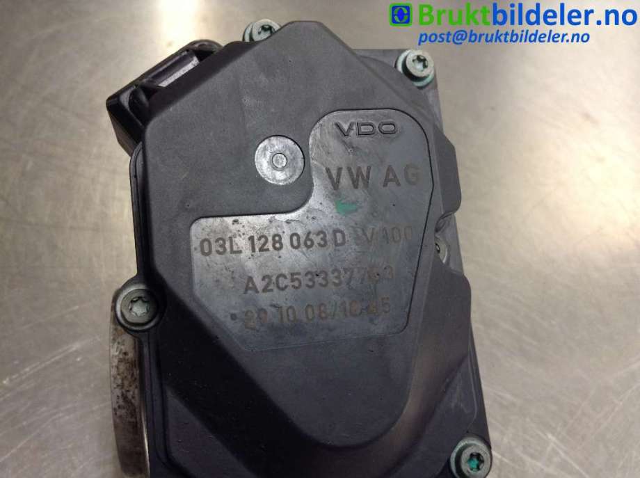 Spjeldhus til Audi A6 2008-2011 (Type III, Fase 2) (C6) (C6) (AUDI|03L 128 063 D|A2C53337753|)