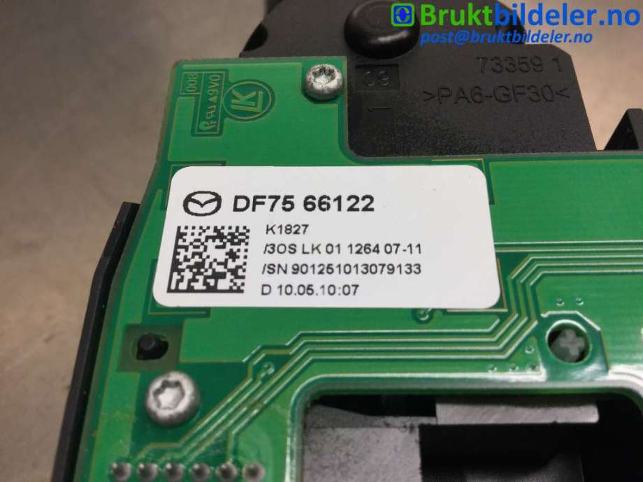 Bryter blink til Mazda 6 2010-2013 (Type II, Fase 2)  (MAZDA|DF7566122|)