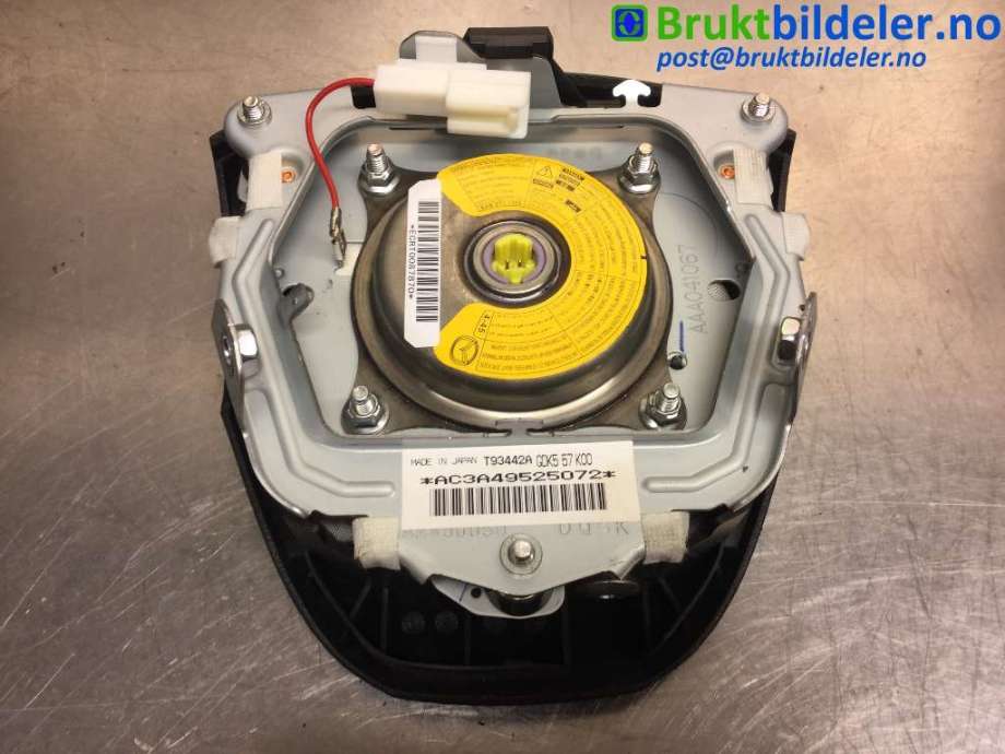 Airbag rattpute til Mazda 6 2010-2013 (Type II, Fase 2)  (MAZDA|GDK557K00|)