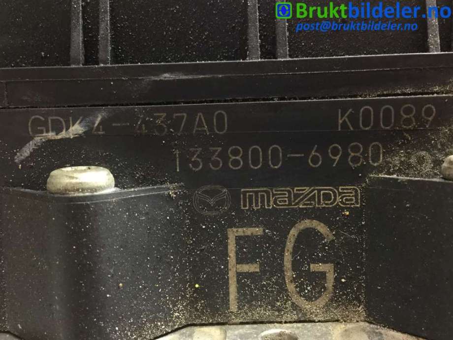 ABS sentral til Mazda 6 2010-2013 (Type II, Fase 2)  (MAZDA|GDK4437A0|133800-6980|)