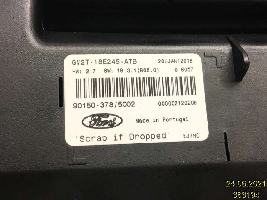 Bilstereo til Ford Galaxy 2015-2022 (Type IV) (FORD|GM2T18E245ATB|)
