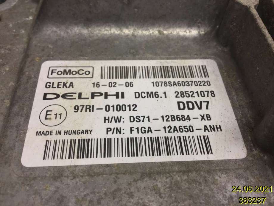 Styreenhet motor til Ford Galaxy 2015-2022 (Type IV)  (FORD|F1GA12A650ANH|28521078|)