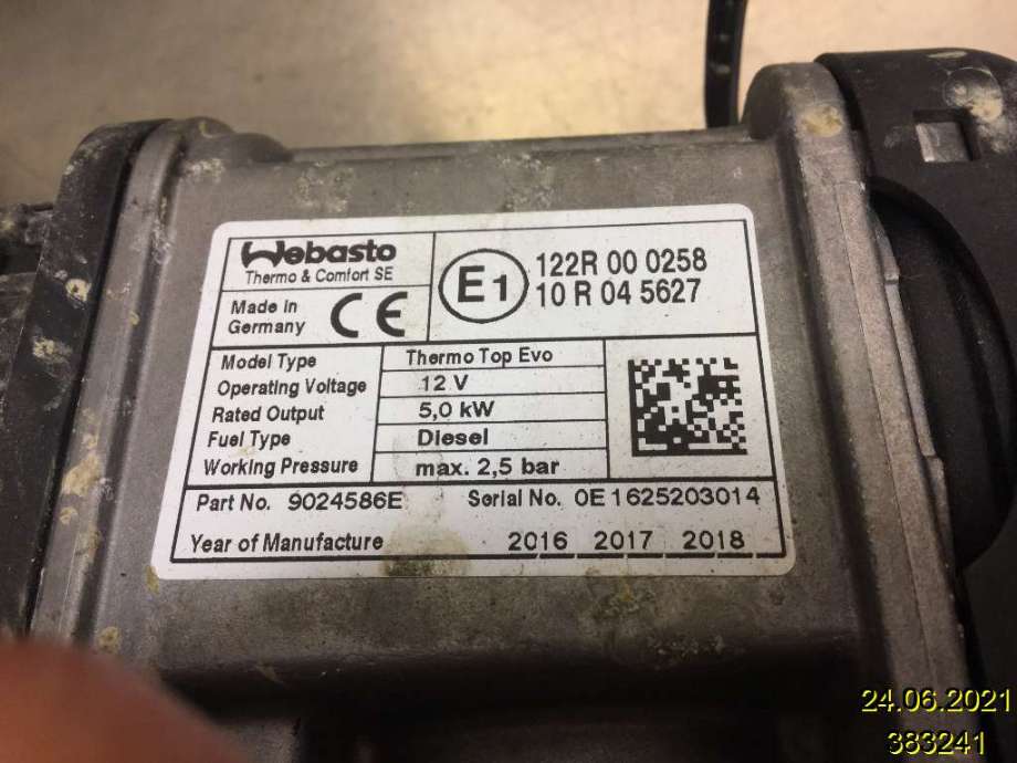 Dieselvarmer til Ford Galaxy 2015-2022 (Type IV) (FORD|)