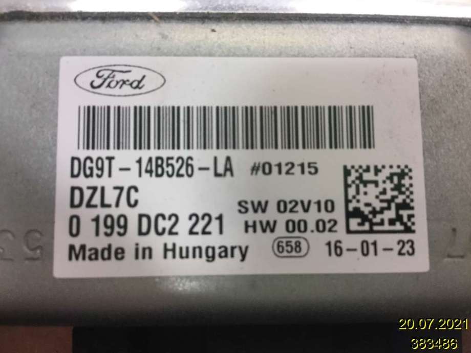 Styreenhet diverse til Ford Galaxy 2015-2022 (Type IV)  (FORD|DG9T-14B526-LA|0 199 DC2 221|)