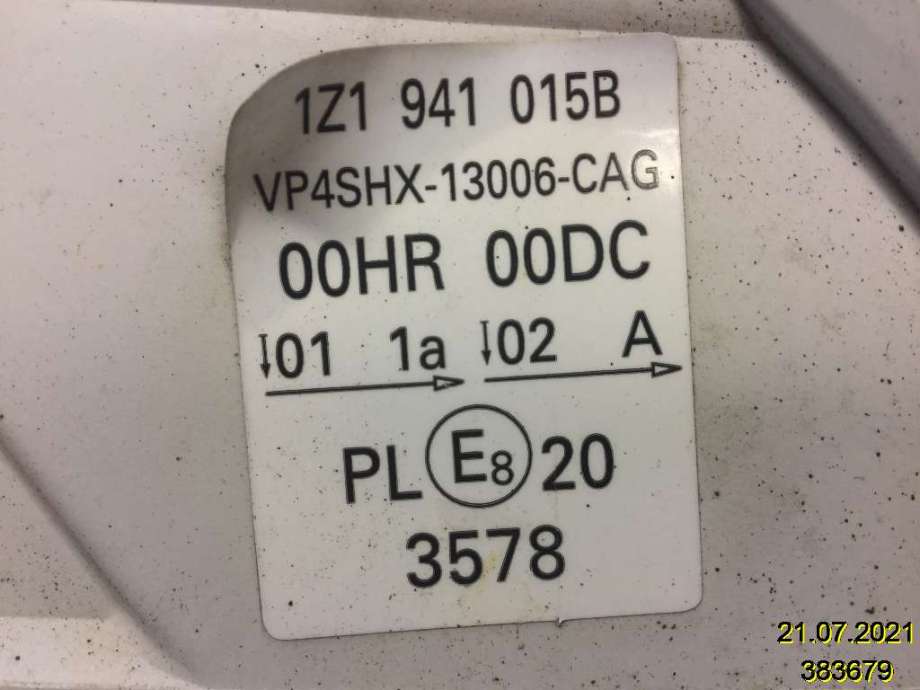 Frontlykt venstre xenon til Škoda Octavia 2005-2008 (Type II, Fase 1)  (SKODA|1Z1 941 017 N|)