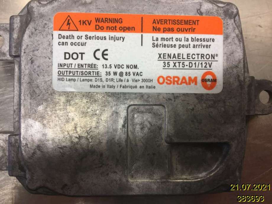 Styreenhet xenon/ballast til Škoda Octavia, 2005-2008 (Type II, Fase 1)  (SKODA|35 XT5-D1)