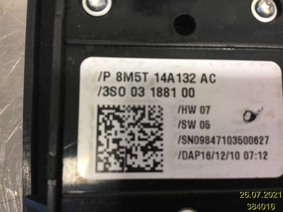 Bryter ruteheis til Ford Kuga 2008-2012 (Type I) (FORD||3SO 03 1881 00)