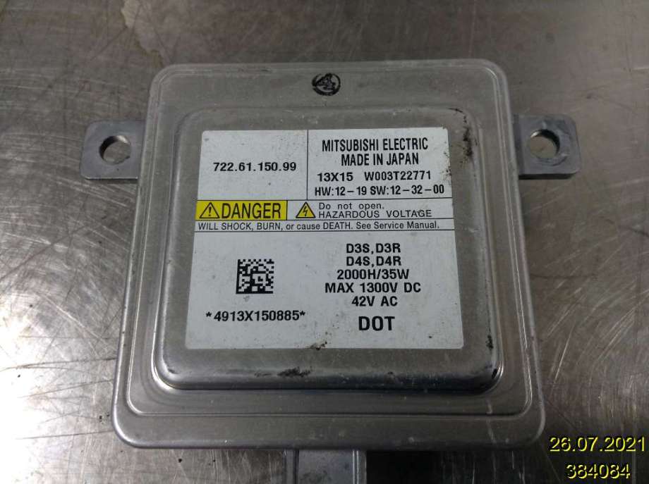 Styreenhet xenon/ballast til Volvo V40 2012-2019  (VOLVO|31335777|W003T22771|722.61.150.99)