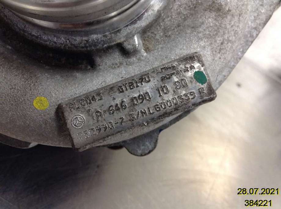 Turbo til Mercedes C-Klasse 2007-2011 (Fase 1) (W204) (W204) (MERCEDES|A 646 090 10 80|GTB17U|)