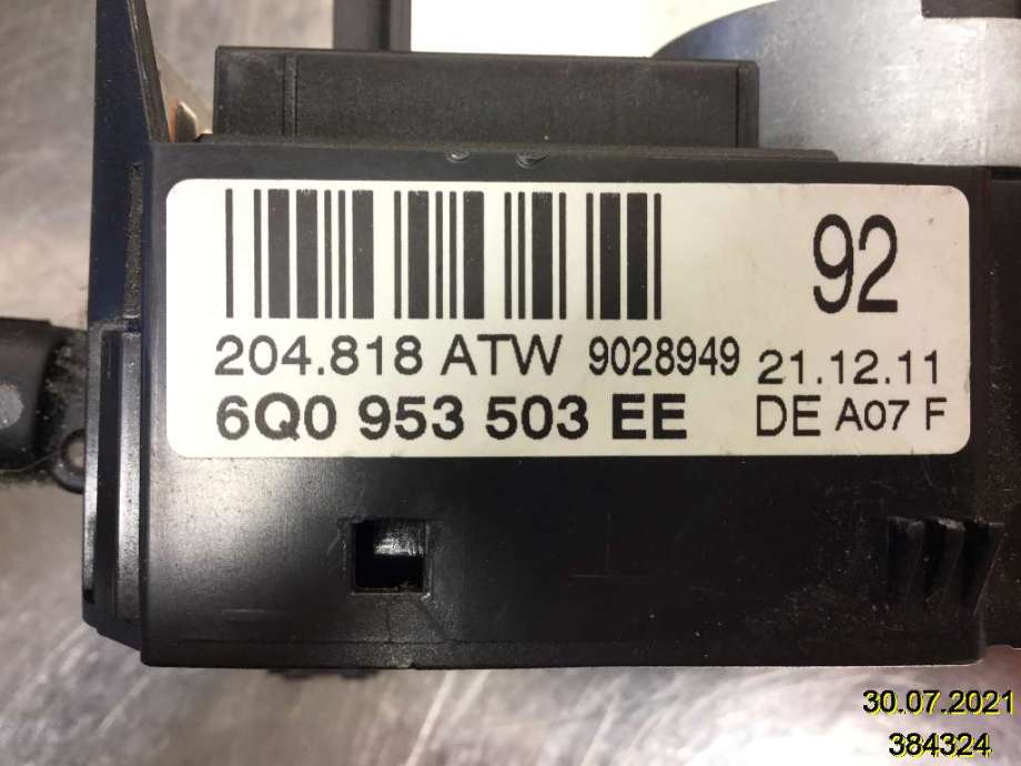 Bryter combi til Škoda Fabia 2010-2014 (Type II, Fase 2)  (SKODA|6Q0 953 503 EE|)