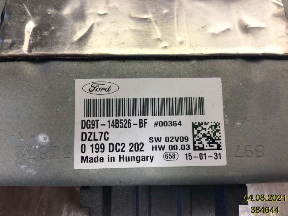 Styreenhet tenning til Ford Mondeo 2014-2019 (Type V, Fase 1)  (FORD|DG9T-14B526-BF|0 199 DC2 202|)