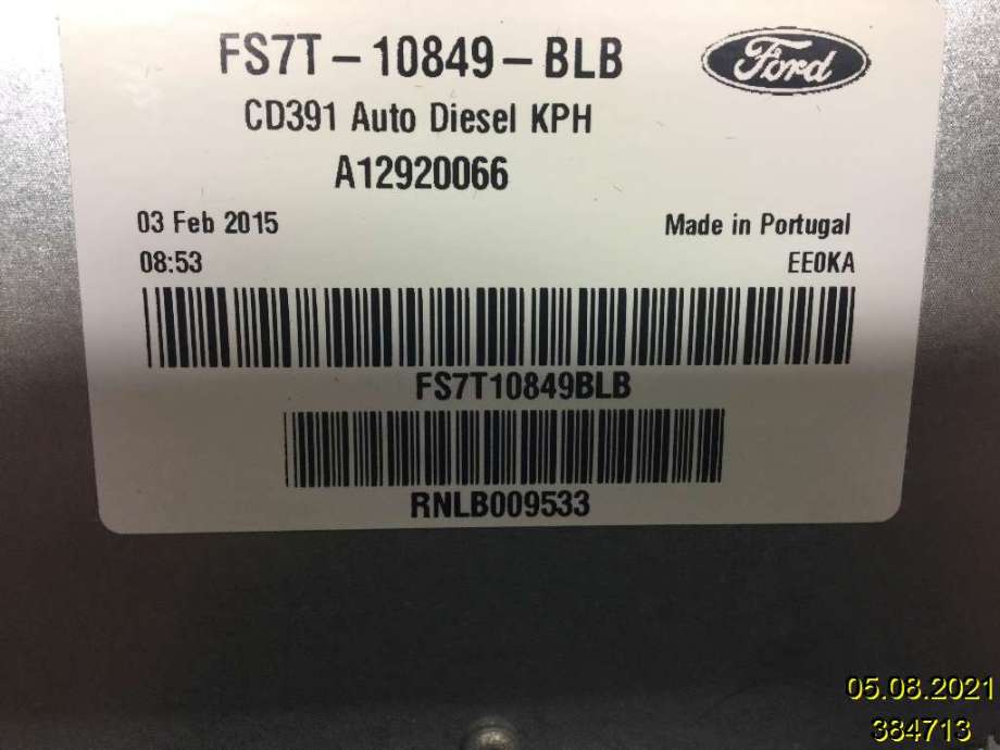 Instrumentpanel til Ford Mondeo 2014-2019 (Type V, Fase 1)  (FORD|FS7T-10849-BLB|RNLB009533|A12920066)