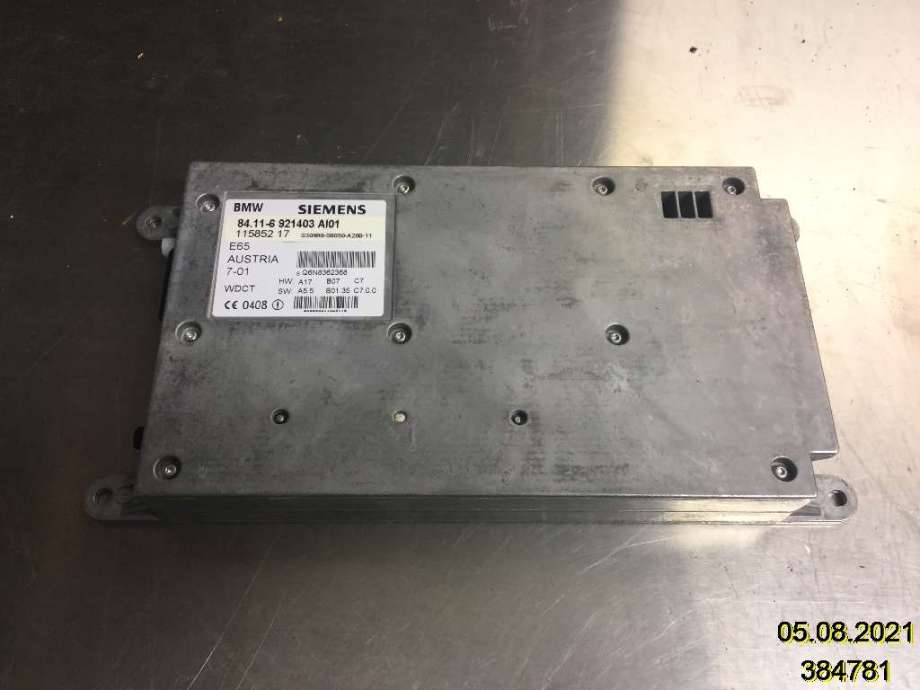 Styreenhet DAB til BMW 7-Serie 2000-2008 (E65/E66/E67/E88) (E65/E66/E67/E88) (BMW|84.11-6 921403|S30880-S8050-A200-11|)
