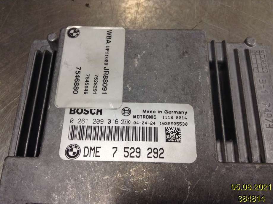 Styreenhet motor til BMW 1-Serie 2004-2011 (E81/E82/E87/E88) (E81/E82/E87/E88) (BMW|7 529 292|0 261 209 016|)