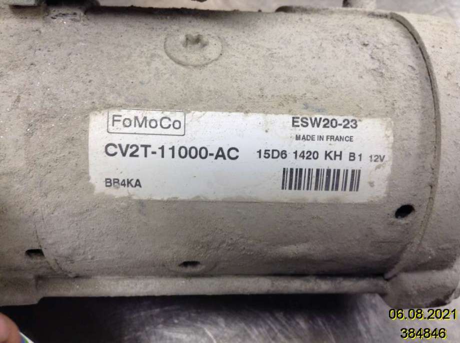 Starter diesel til Ford Transit Courier 2014-2018 (Type I, Fase 1)  (FORD|CV2T-11000-AC|)