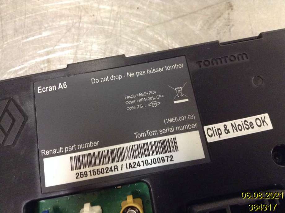 Instrument kjørecomputer til Opel Vivaro A 2006-2014 (OPEL|259155024R|IA2410J00972|)